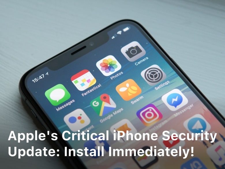 Apple's Critical Security Update for iphone Install Immediately!