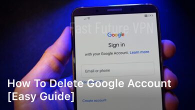 How to delete Google account